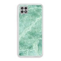 Groen marmer: Samsung Galaxy A22 4G Transparant Hoesje