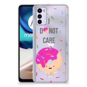 Motorola Moto G42 Siliconen Case Donut Roze