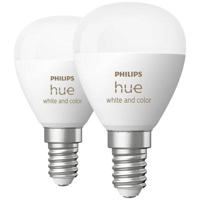Hue LED-lamp 8719514491281 Energielabel: F (A - G) Hue White & Color Ambiance Luster E14 5.1 W Energielabel: F (A - G)
