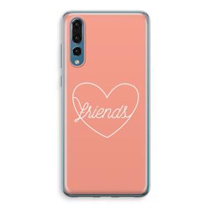 Friends heart: Huawei P20 Pro Transparant Hoesje