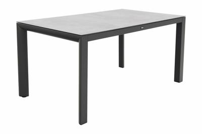 Qopps Colby tuintafel 150 x 90 porselein blad mat royal royal grey