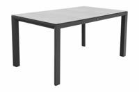 Qopps Colby tuintafel 150 x 90 porselein blad mat royal royal grey