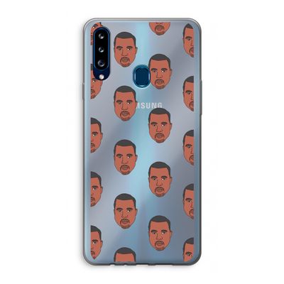 Kanye Call Me?: Samsung Galaxy A20s Transparant Hoesje