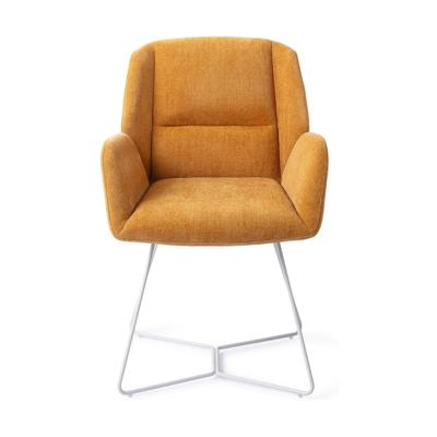 Jesper Home Myoko eetkamerstoel El Dorado beehive white