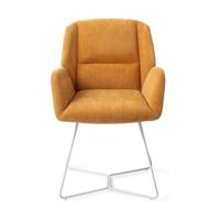 Jesper Home Myoko eetkamerstoel El Dorado beehive white