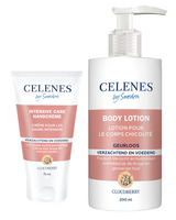 Celenes by Sweden Cloudberry Huidverzorgingsset - Intensive Care Handcrème en Geurloze Body Lotion -
