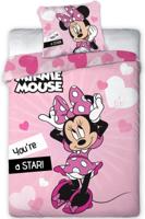 Disney Minnie Mouse Dekbedovertrek star - 140 x 200 cm - Polyester Disney Minnie Mouse Dekbedovertrek star - 140 x 200 cm - Polyester