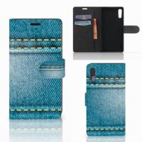 Sony Xperia XZ | Sony Xperia XZs | Wallet Case | met Pasjes | Jeans