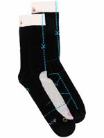 Doublet chaussettes à broderies - Noir
