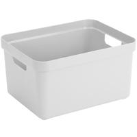 Sunware opbergbox Sigma - kunststof - 32 liter - wit - opberg dozen/bakken