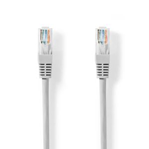 Nedis CAT5e Netwerkkabel | U/UTP | RJ45 Male | RJ45 Male | 2.00 m | Rond | PVC | Grijs | Label - CCGL85101GY20