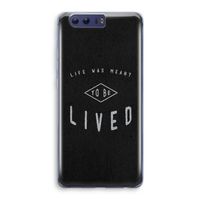 To be lived: Honor 9 Transparant Hoesje