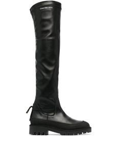 Calvin Klein bottes à talon épais - Noir