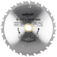 Wolfcraft 6347000 Cirkelzaagblad 190 x 30 x 1.8 mm Aantal tanden: 24 1 stuk(s)