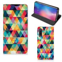 Xiaomi Mi 9 | Hoesje met Magneet | Geruit