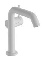 Hansgrohe Tecturis S ééngreeps wastafelkraan 150 Fine CoolStart met afvoerplug, mat wit