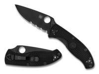 Spyderco Tenacious Lightweight Black Blade Zakmes Zwart