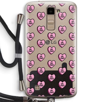 GIRL POWER: LG K10 (2016) Transparant Hoesje met koord