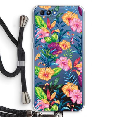 Tropisch 2: Honor 10 Transparant Hoesje met koord