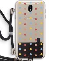 Bollen: Samsung Galaxy J7 (2017) Transparant Hoesje met koord