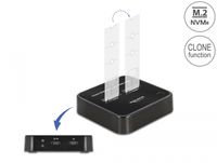 DeLOCK M.2 Docking Station for 2 x M.2 NVMe PCIe SSD with Clone function dockingstation - thumbnail