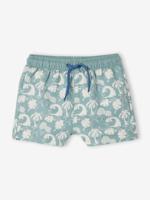 Bedrukte zwemshort voor babyjongens saliegroen