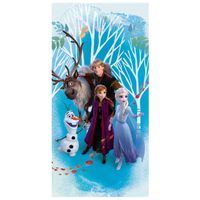 Disney Frozen Strandlaken - 70 x 140 cm - Blauw - thumbnail