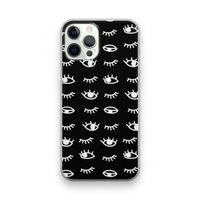 Eye pattern #3: iPhone 12 Pro Transparant Hoesje