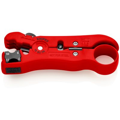 KNIPEX Afstriptang voor coax- en datakabels 166006SB kabelstrip- /ontmantelingsgereedschap