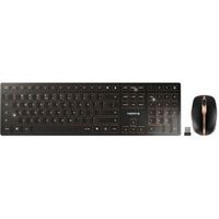 CHERRY DW 9100 SLIM toetsenbord RF-draadloos + Bluetooth QWERTY Amerikaans Engels Zwart - thumbnail