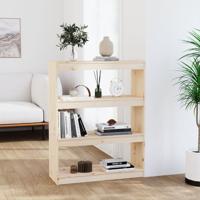 Boekenkast/kamerscherm 80x30x103,5 cm massief grenenhout Boekenkast/kamerscherm 80x30x103,5 cm massief grenenhout