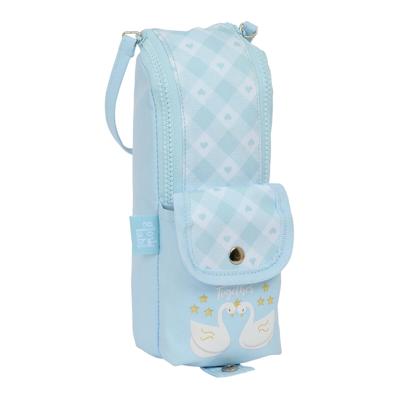 Schoolpennenzak Glow Lab Cisnes Licht Blauw 6 x 21 x 6 cm