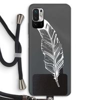 Pluim: Xiaomi Redmi Note 10 5G Transparant Hoesje met koord Pluim: Xiaomi Redmi Note 10 5G Transparant Hoesje met koord