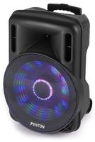 Fenton FT15LED draagbare, actieve 800W PA-speaker - thumbnail