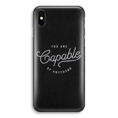 Capable: iPhone Xs Volledig Geprint Hoesje