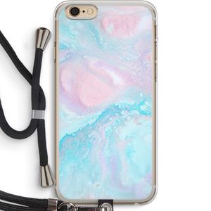 Fantasie pastel: iPhone 6 PLUS / 6S PLUS Transparant Hoesje met koord
