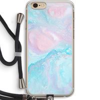 Fantasie pastel: iPhone 6 PLUS / 6S PLUS Transparant Hoesje met koord