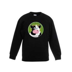 Sweater koe zwart kinderen