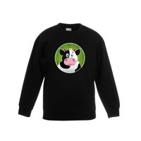 Sweater koe zwart kinderen 14-15 jaar (170/176)  -