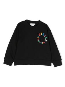 Stella McCartney Kids sweat à logo imprimé - Noir