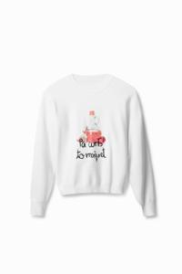 Sweatshirt 'Pa amb tomàquet' - WHITE - XL