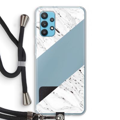 Biggest stripe: Samsung Galaxy A32 4G Transparant Hoesje met koord