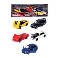 Doos met 5 Majorette Youngster vrijloopauto's uit de jaren 90 Doos met 5 Majorette Youngster vrijloopauto's uit de jaren 90