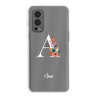 Pink Bouquet: OnePlus Nord 2 5G Transparant Hoesje