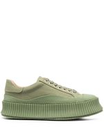 Jil Sander baskets à semelle épaisse - Vert - thumbnail