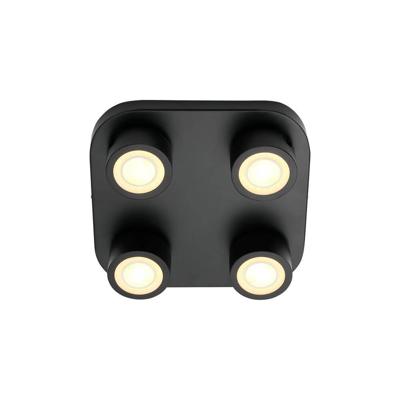 Nordlux 4-lichts plafondlampClyde zwart design - 2412256003