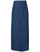 Link Kitchen Wear X992 Jeans Bistro Apron with Split - thumbnail