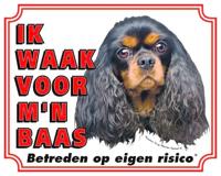 Cavalier King Charles Spaniel Waakbord - Ik waak voor mijn baas