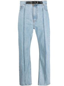JW Anderson jean droit à détail de cadenas - Bleu