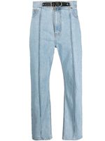 JW Anderson jean droit à détail de cadenas - Bleu